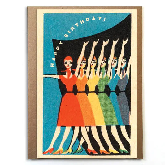 Vintage Birthday Ladies Greeting Card