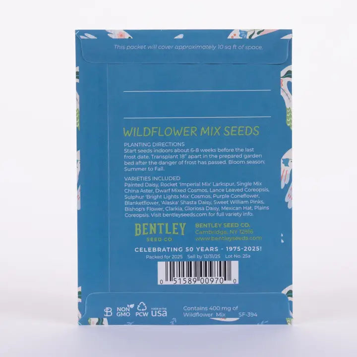 Peace Dove Wildflower Seed Packet