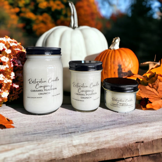 Caramel Pumpkin Crunch Soy Candle