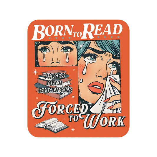 Born to Read Vinyl Sticker