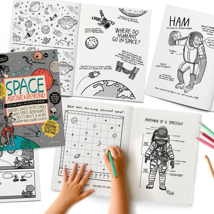 Space Above and Beyond Coloring & Activity Book