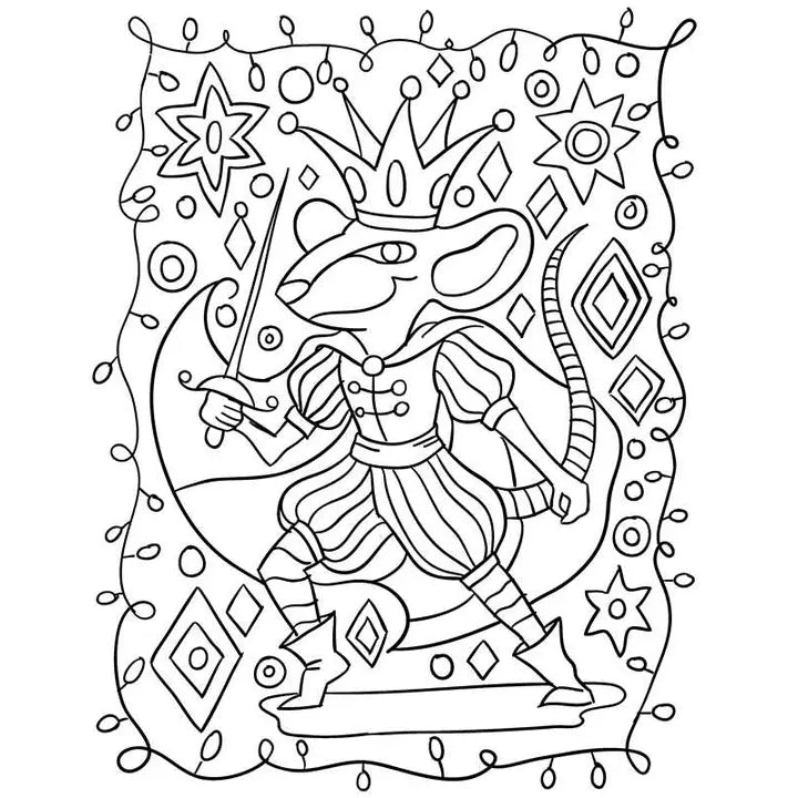 Nutcracker: Color-Your-Own Gallery Wall Art