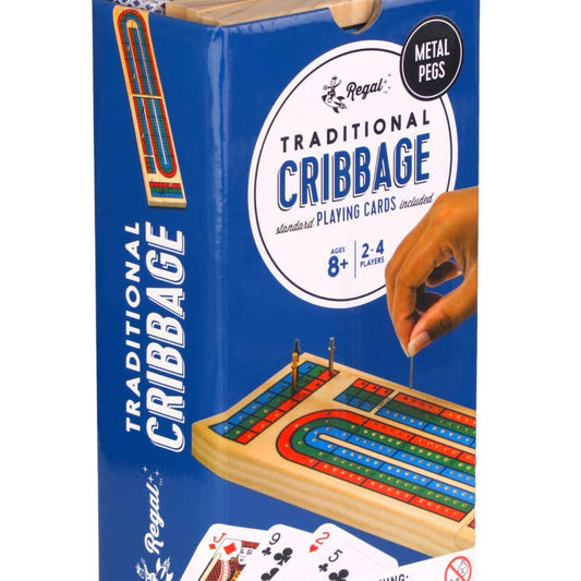 Foldable Cribbage Board & Playing Cards