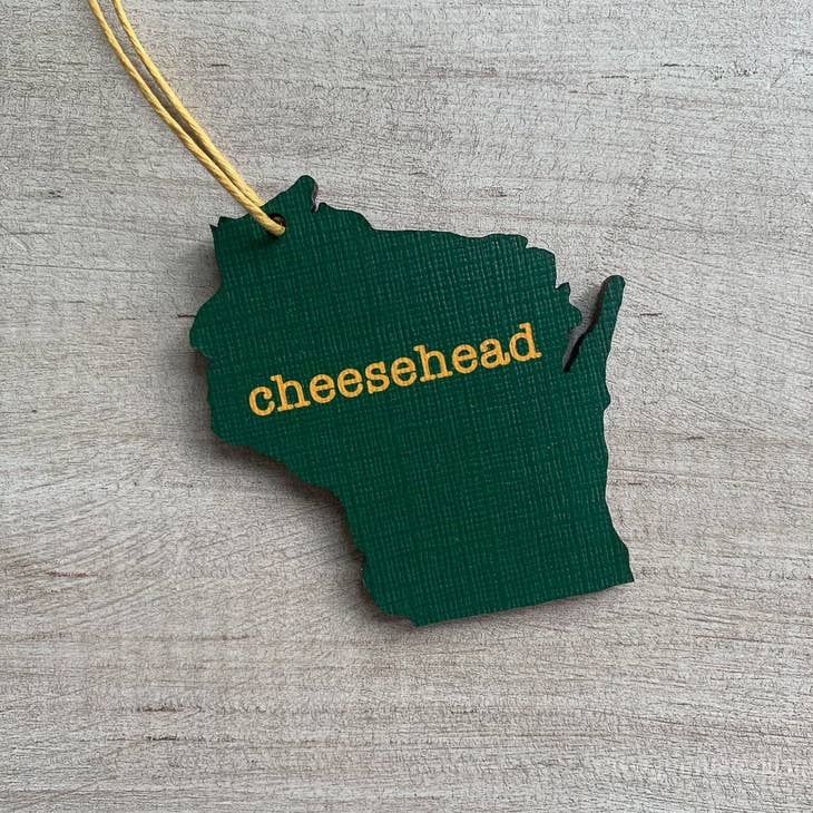 Wisconsin Cheesehead Ornament