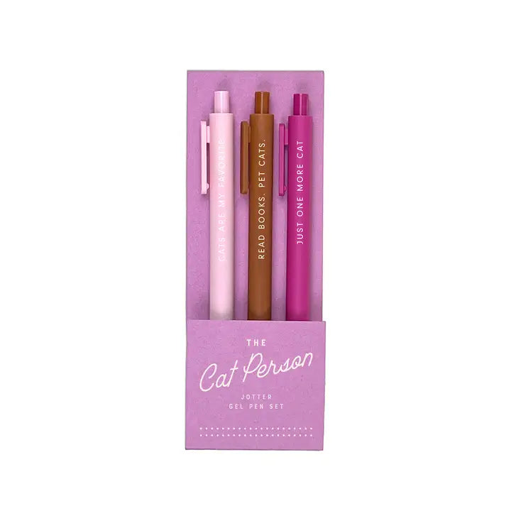 The Cat Person Jotter Pen Set