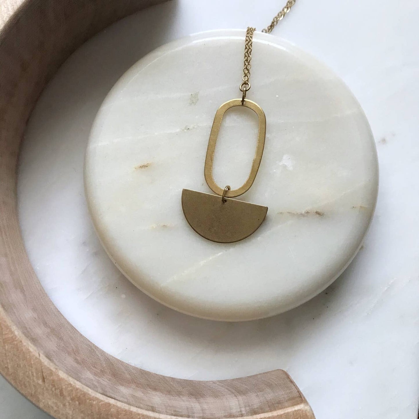 Open Oval Necklace
