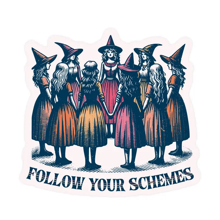 Follow Your Schemes Vinyl Sticker