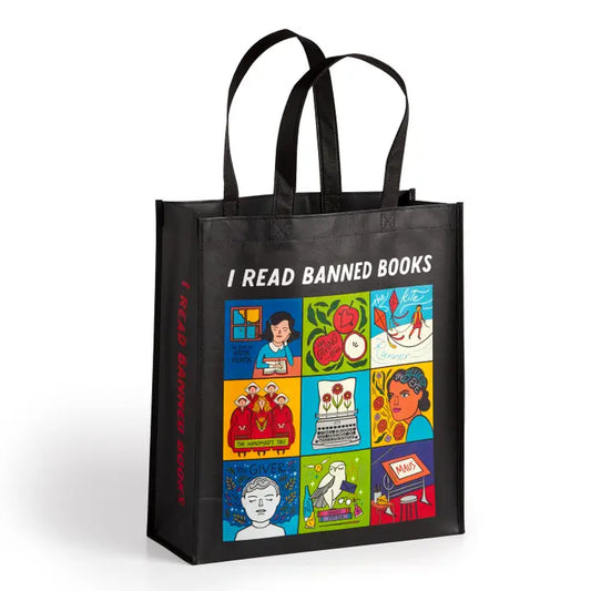 I Read Banned Books Resuable Shopping Bagv
