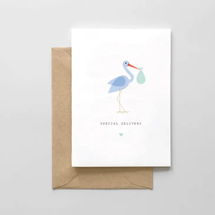 Special Delivery Stork Card
