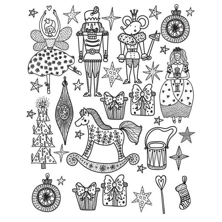 Nutcracker: Color-Your-Own Gallery Wall Art