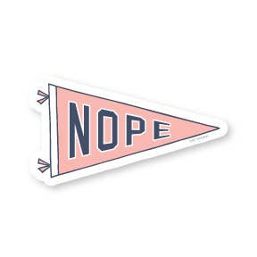 Nope Sticker