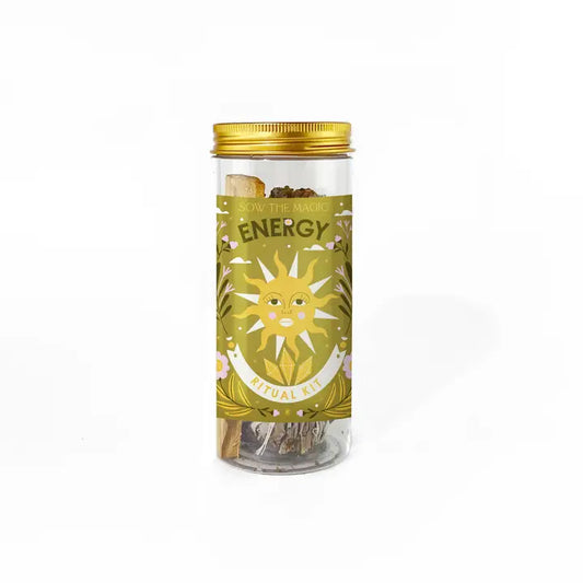 Energy Ritual Kit with Aventurine, Palo Santo, & Sage