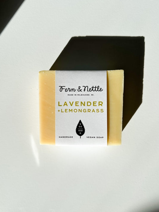 Lavender + Lemongrass Vegan Soap