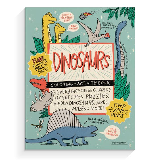 Dinosaurs Coloring & Activity Book