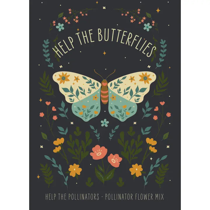 Help The Butterflies Wildflower Seed Packets