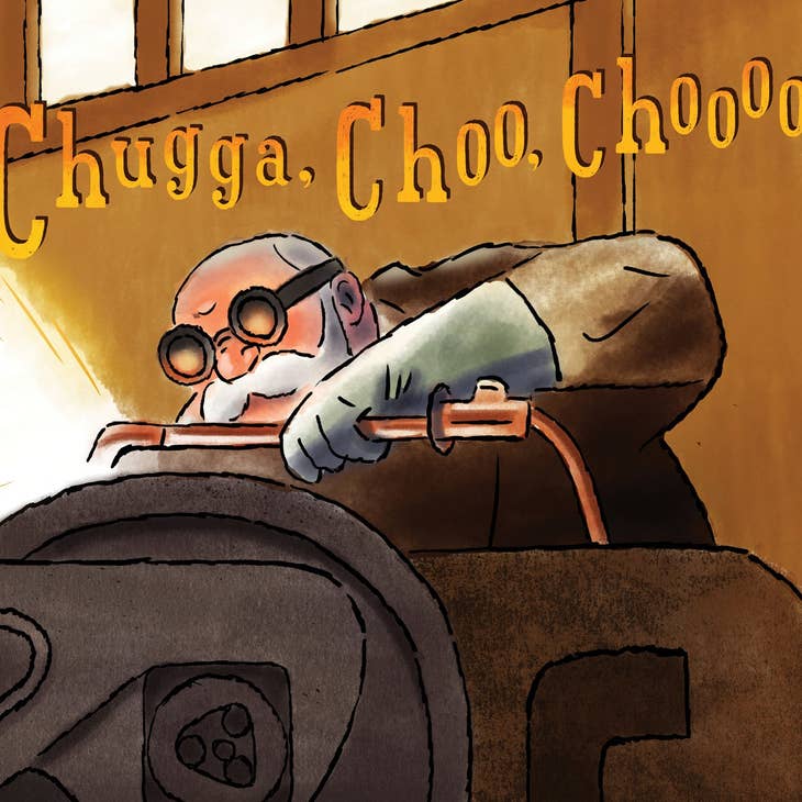 Let's Build a Little Train Picture Book