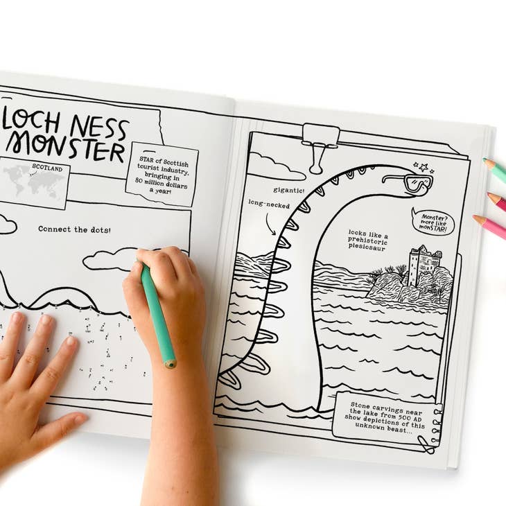 Legendary Monsters Coloring & Activity Book
