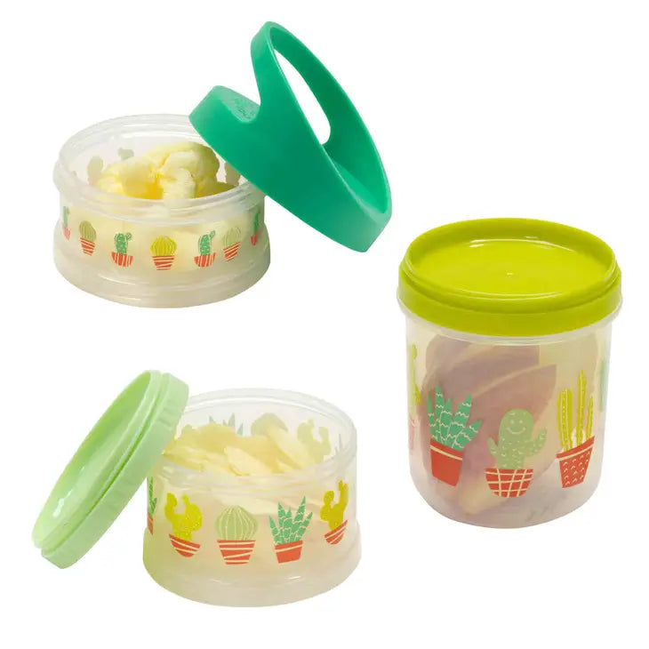 Happy Cactus Twist & Snack Stacker