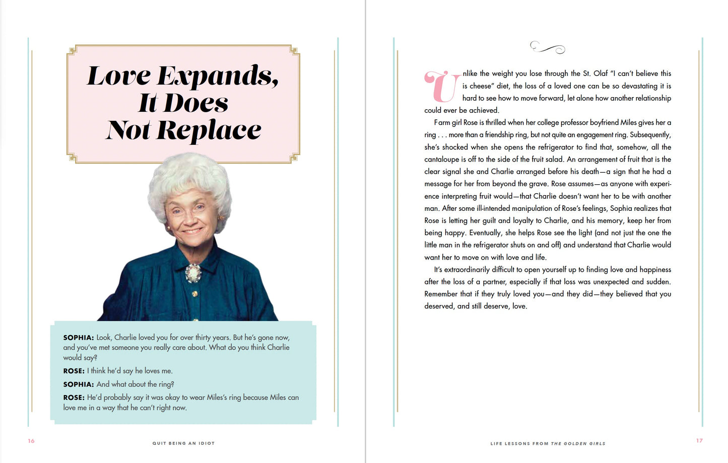 Quit Being An Idiot: Life Lessons From The Golden Girls