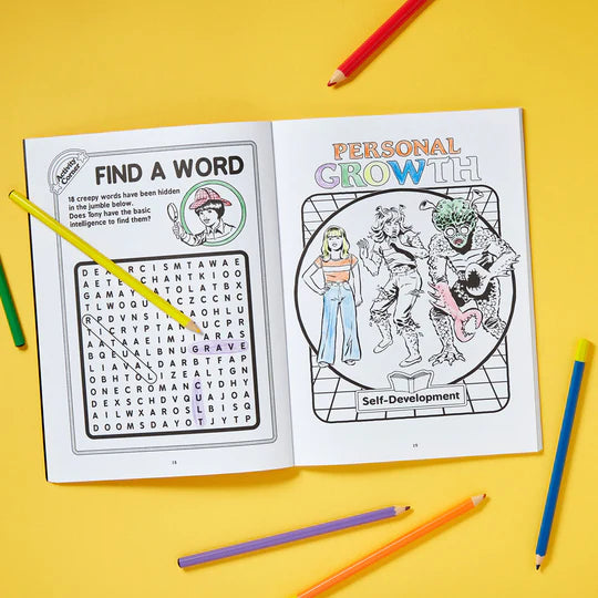 Let's Summon Demons: A Creepy Coloring & Activity Book