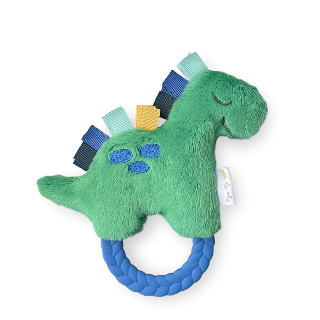 Baby's Pal Plush Rattle + Teether