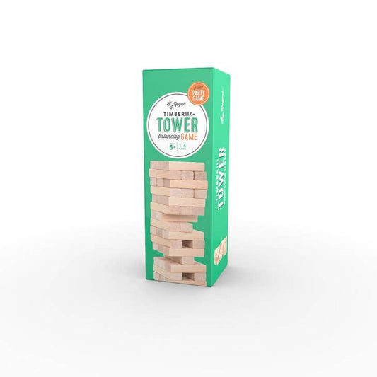 Timber Tower Balancing Game