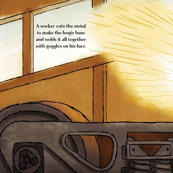Let's Build a Little Train Picture Book