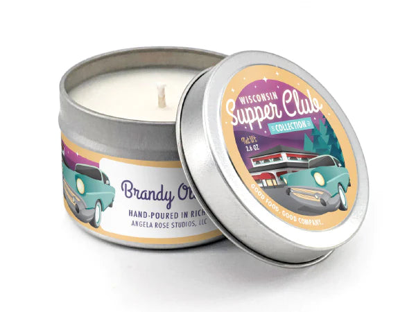 Brandy Old Fashioned Soy Candle Travel Tin