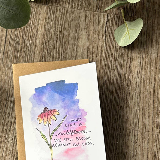 Like Wildflowers Greeting Card