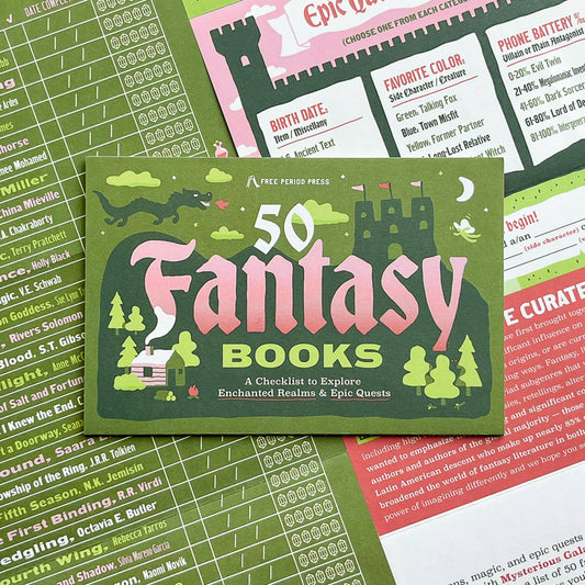 50 Fantasy Books: A Checklist to Explore Realms & Epic Quests