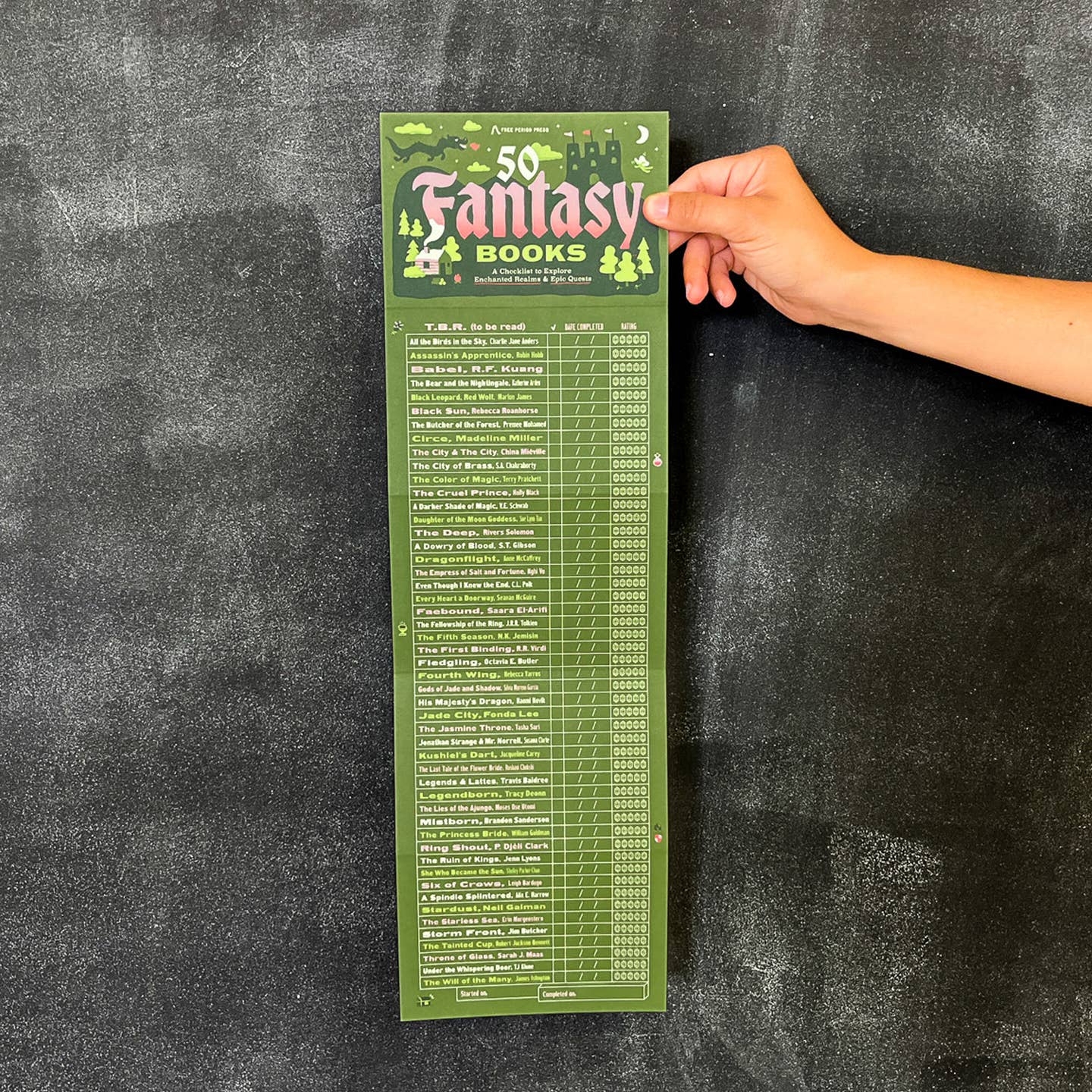 50 Fantasy Books: A Checklist to Explore Realms & Epic Quests