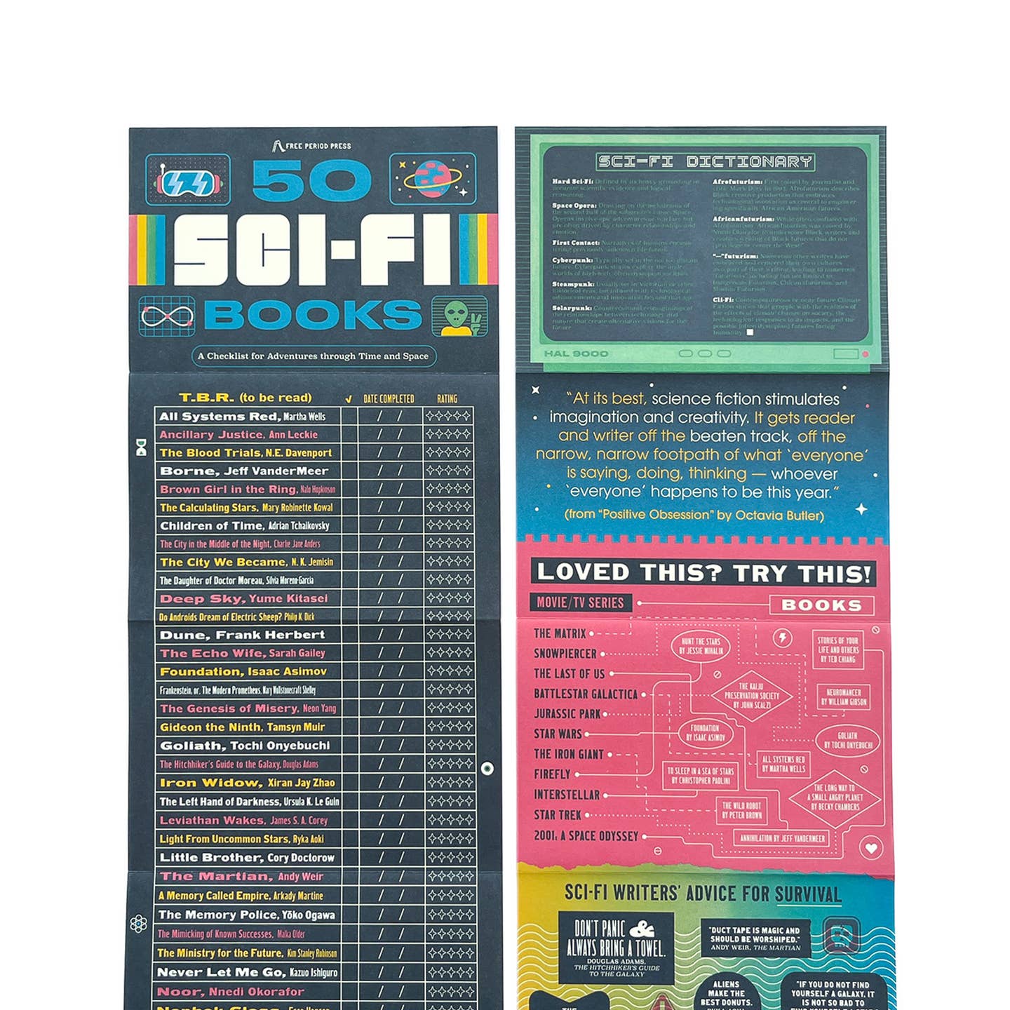 50 Sci-Fi Books: A Checklist for Adventures in Time & Space