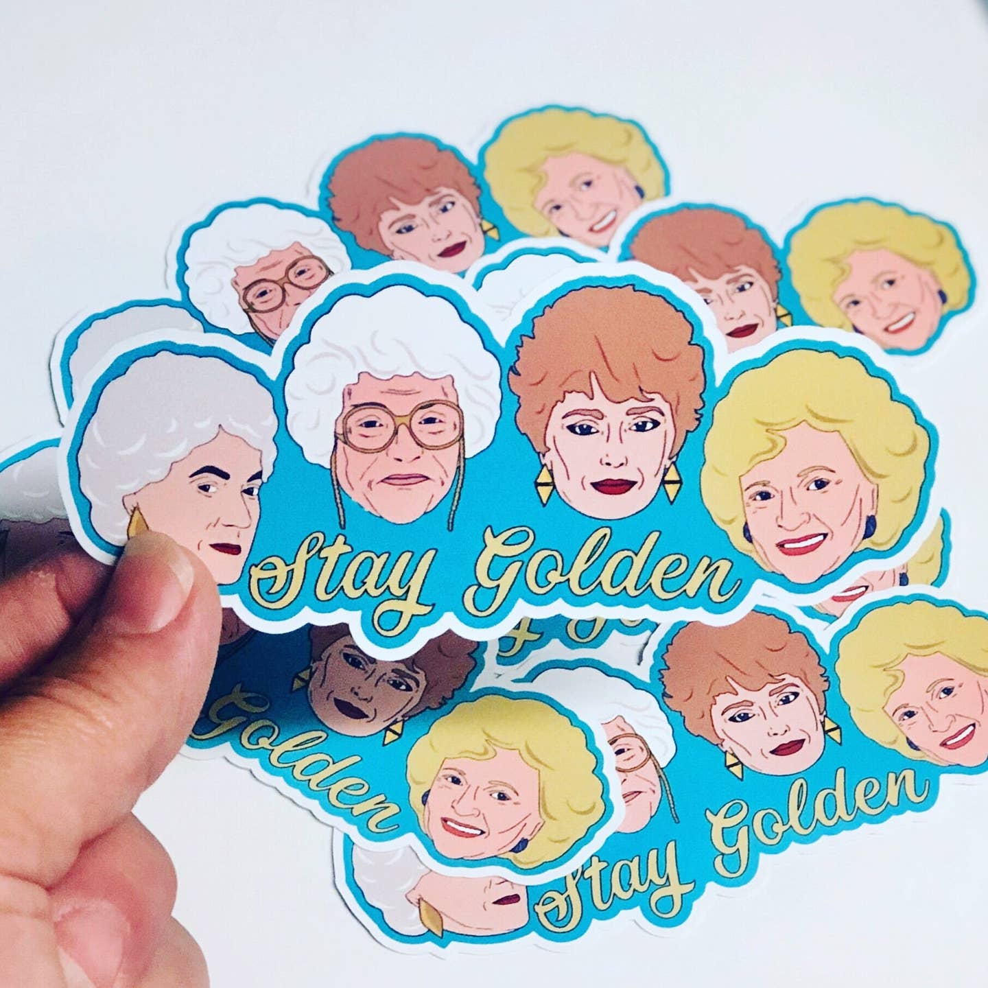 Stay Golden Golden Girls Vinyl Sticker