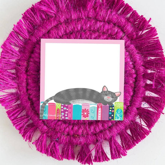 Read More Books Kitty Sticky Notes