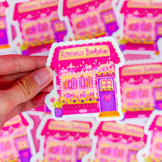 Romance Bookshop Vinyl Sticker