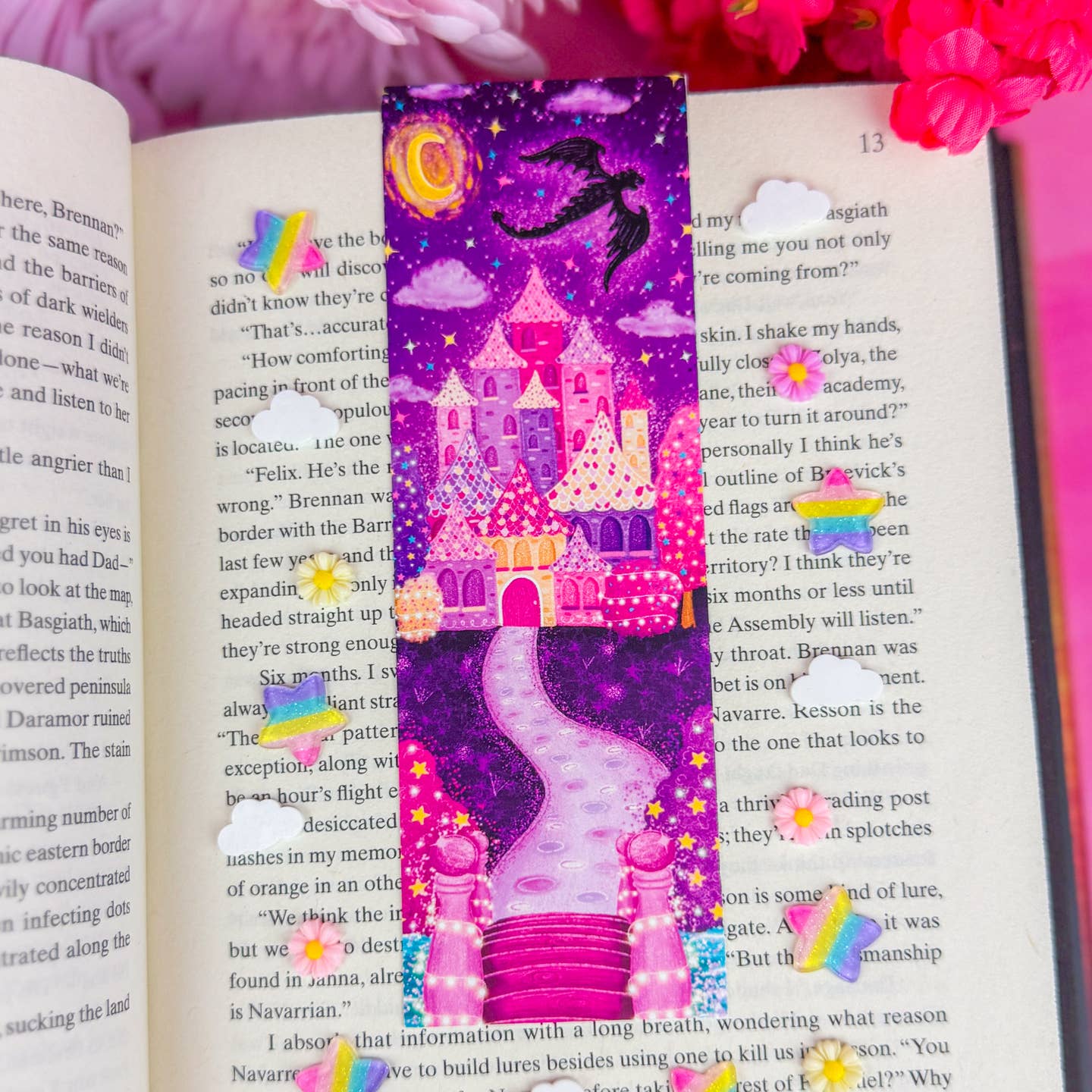 Romantasy Castle Bookmark