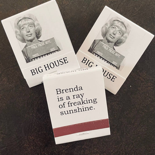 Brenda Is A Ray of Freaking Sunshine Matchbook