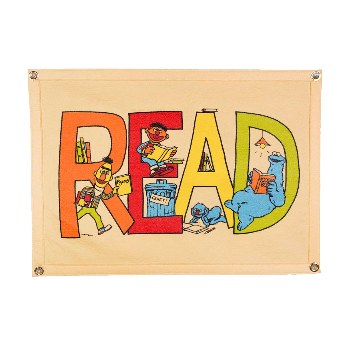 Sesame Street Read Camp Flag