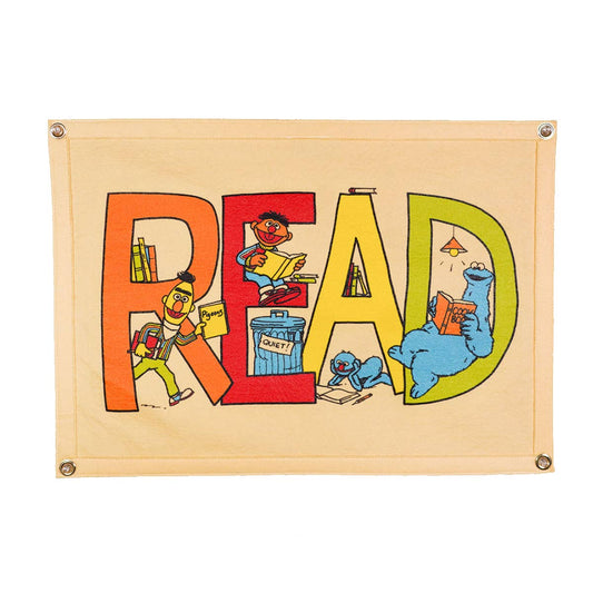 Sesame Street Read Camp Flag