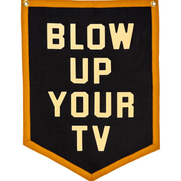 John Prine Blow Up Your TV Camp Flag