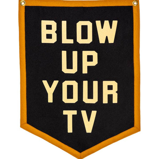 John Prine Blow Up Your TV Camp Flag