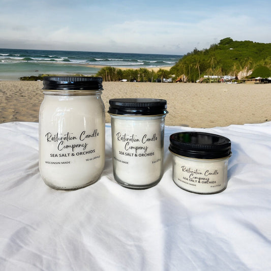 Sea Salt & Orchids Soy Candle