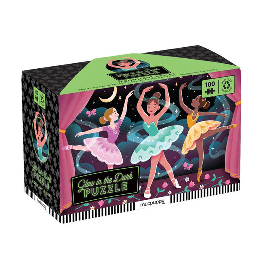 Moonlight Ballet 100 Piece Glow-in-the-Dark Puzzle
