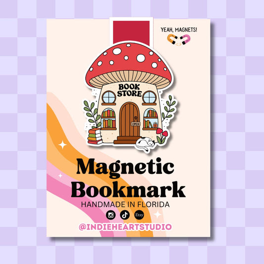 Cottagecore Mushroom Magnetic Bookmark