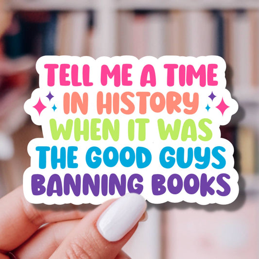 Banned Books Vinyl Sticker