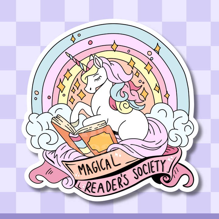 Magical Reader’s Society Vinyl Sticker