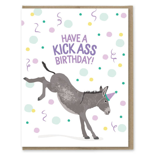 Kick Ass Birthday Card