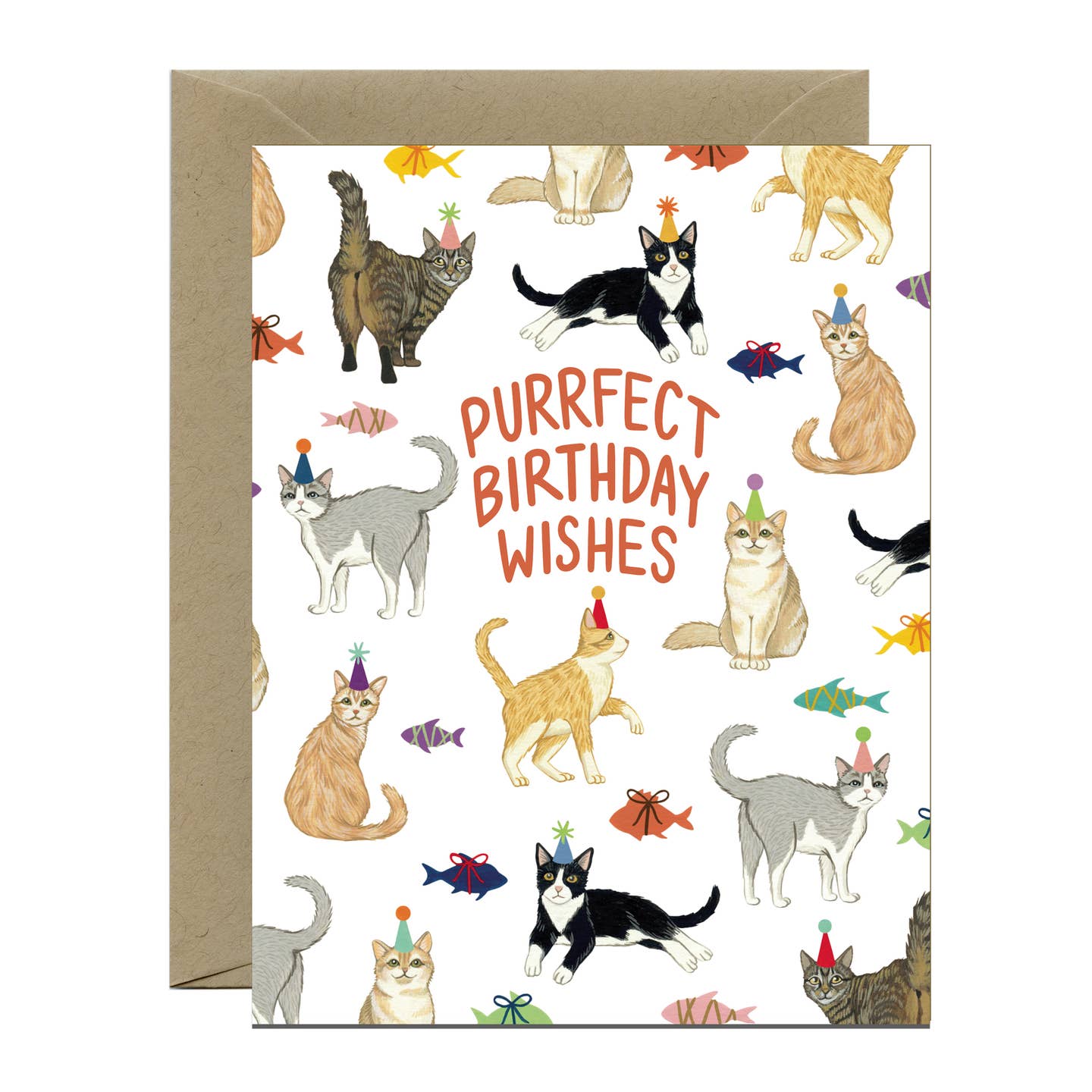 Purrfect Birthday Wishes Birthday Card