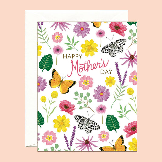 Butterflies & Flowers Mother’s Day Card