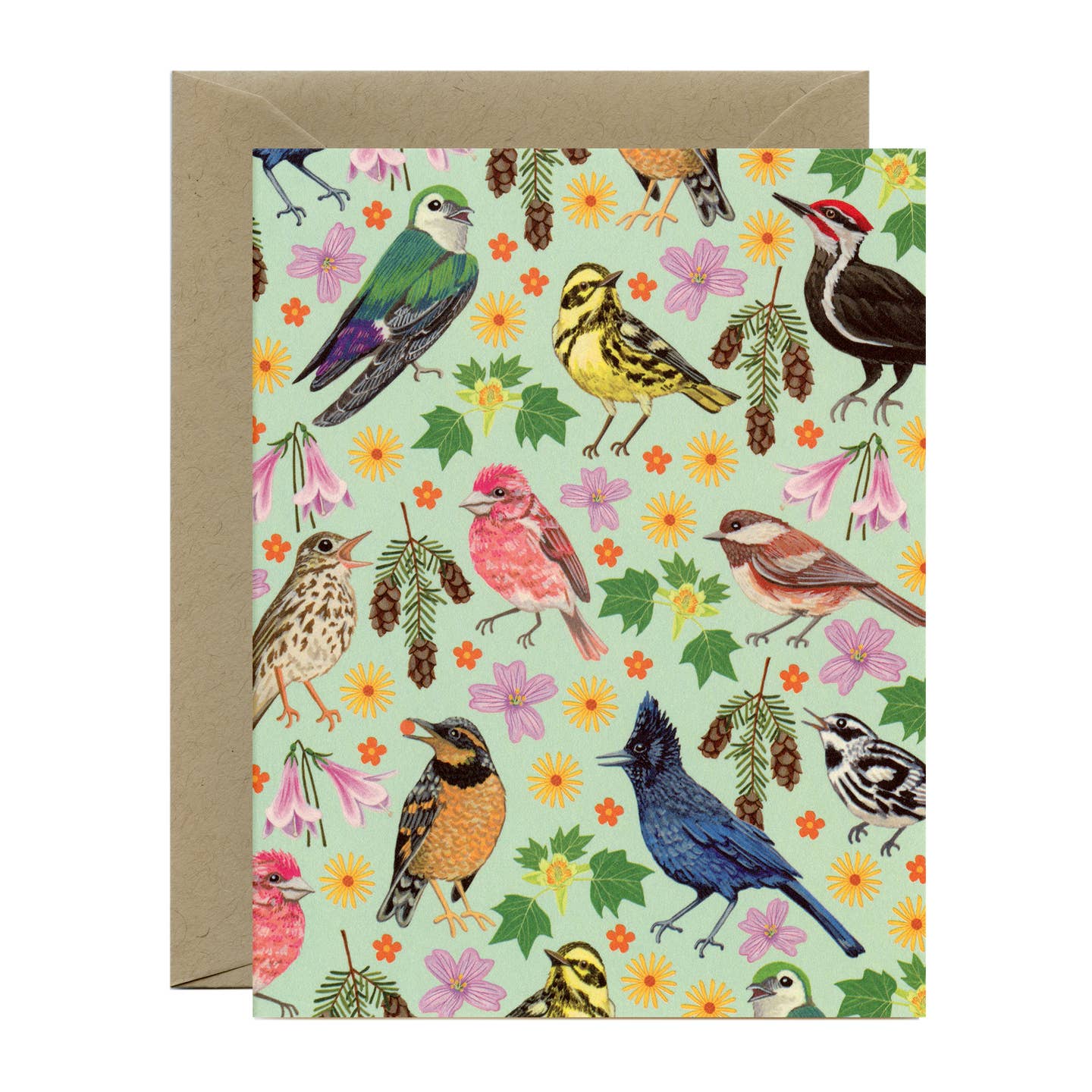 Forest Birds Any Occasion Greeting Card